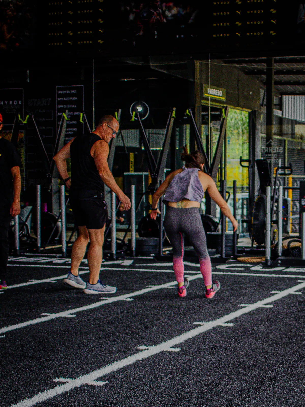 man running on the mountain
